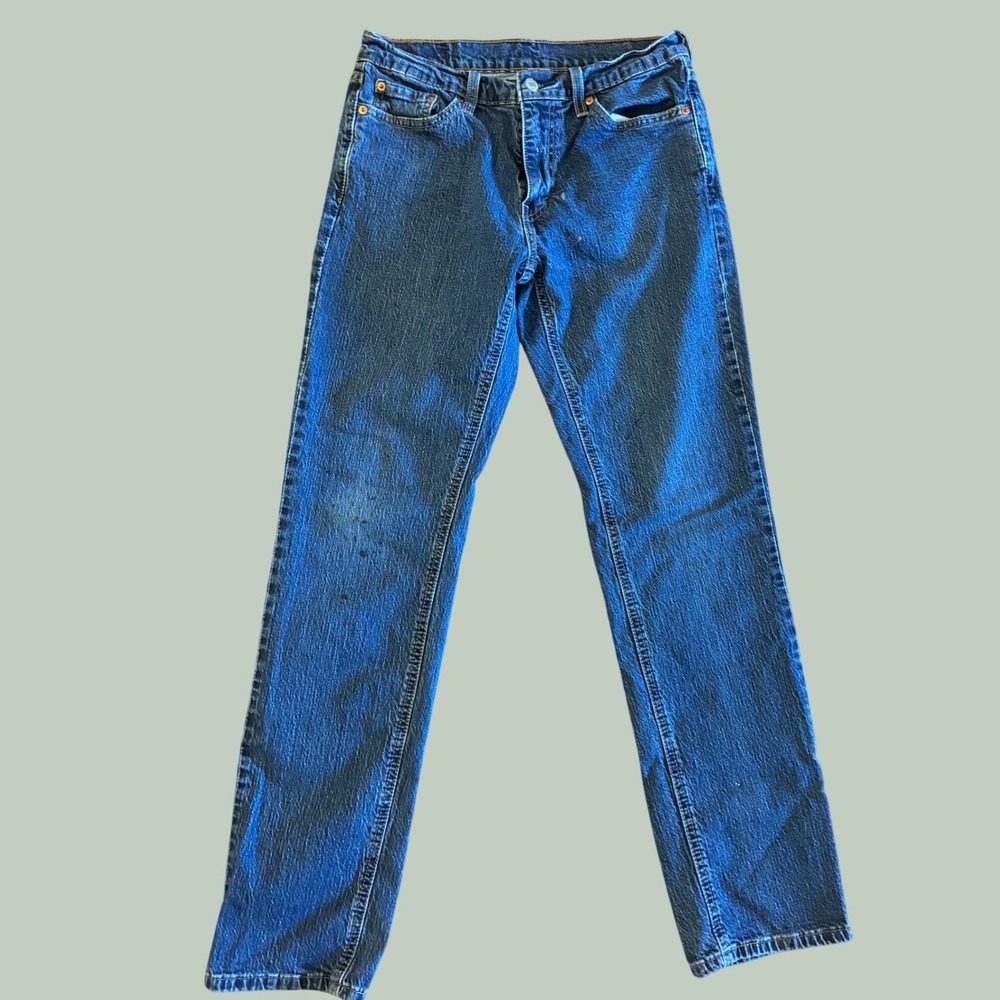 Levis 541 Mens Athletic Taper Blue Denim Jeans 30x32 Medium Wash Workwear